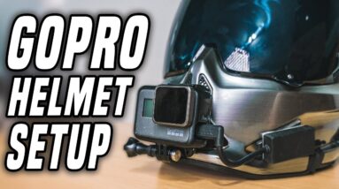 The BEST GoPro Helmet Mount Setup (for EVERY Helmet) | *Plus GoPro settings!*