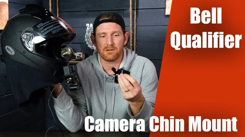 Bell Qualifier Helmet Chin Mount For GoPro , DJI Osmo, Insta360 Action Cameras | Light Mount