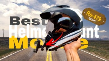 Best Helmet Mount For Mobile #helmetmount #motovlog #besthelmetmountmotovlogging